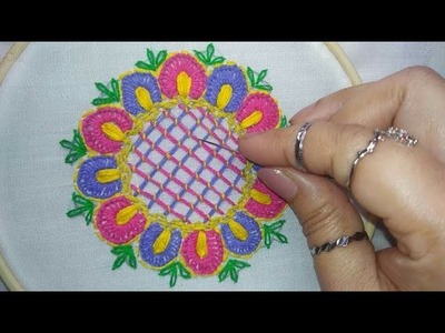 নকশির নকশা সেলাই|| "Nokshir Noksha design Hand Embroidery"
