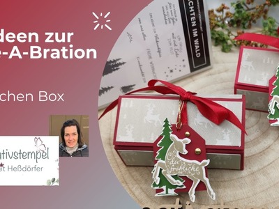 10 Ideen zur Sale A Bration Teil 7 . Häuschen Box Weihnachtliche Prints DIY Anleitung