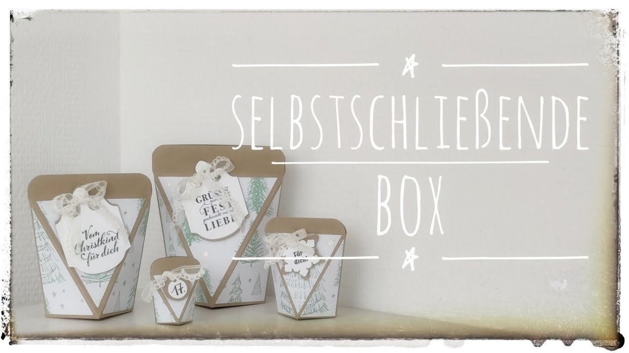 230. Video. DIY | Selbstschließende Box für Adventskalender | Wichtelgeschenk | Tischgoodies & Co.