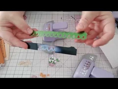 Cardmaking. Papierreste mit Randstanzer verarbeiten. 27.08.2021