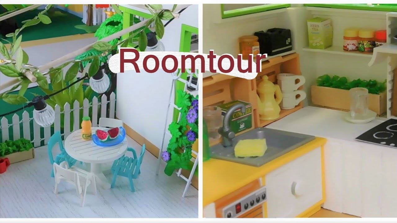 Playmobil - Neues Haus und Terrasse, Haustour +Diy |Familie Neumann