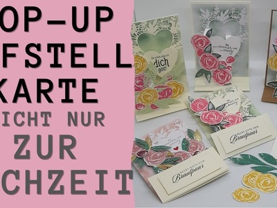 Pop Up Aufstellkarte für eine Hochzeit oder auch andere Gelegenheit