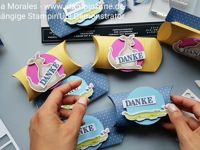 Tierisch einfach zu basteln ???? Pillowboxes von Stampin'Up!