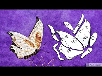 Applikation nähen, der Schmetterling - ein Quilt Tutorial für Anfänger