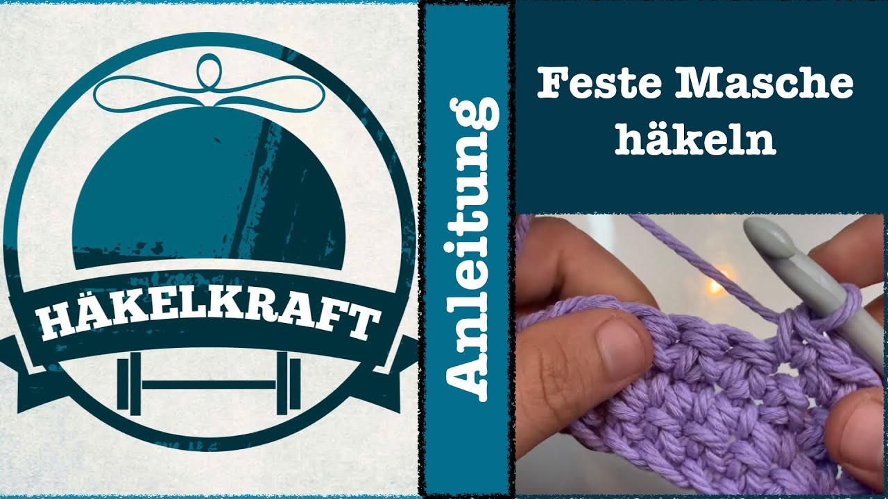 Feste Maschen häkeln - *Anleitung für Anfänger*
Single crochet tutorial for beginners (german)