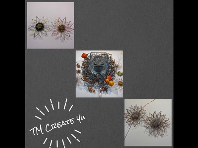 Herbstdekorationen Teil I "Herbstblume und Seerose.Lotusblume"