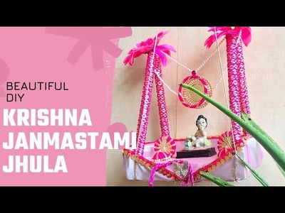 Laddu Gopal Jhula || Krishan Janmashtami Jhoola Idea || DIY Handmade Jhula #shorts