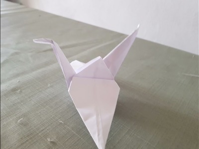 Origami Pelikan falten