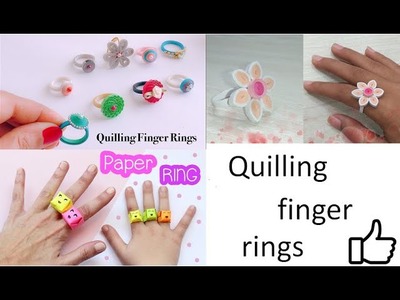 Paper quilling ring