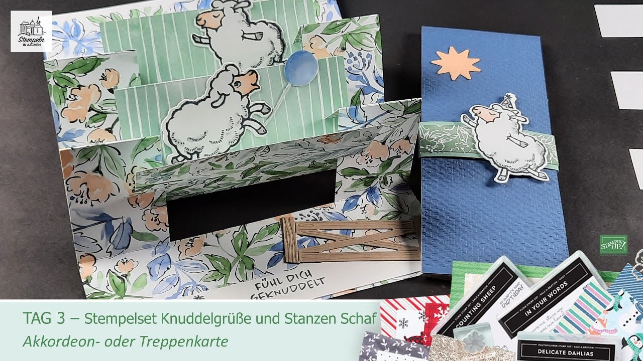SAB.2 extreme - Akkordeon- oder Treppenkarte mit Stampin' Up!-Produkten