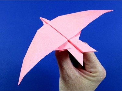 Самолет из бумаги который летает - самолет ласточка