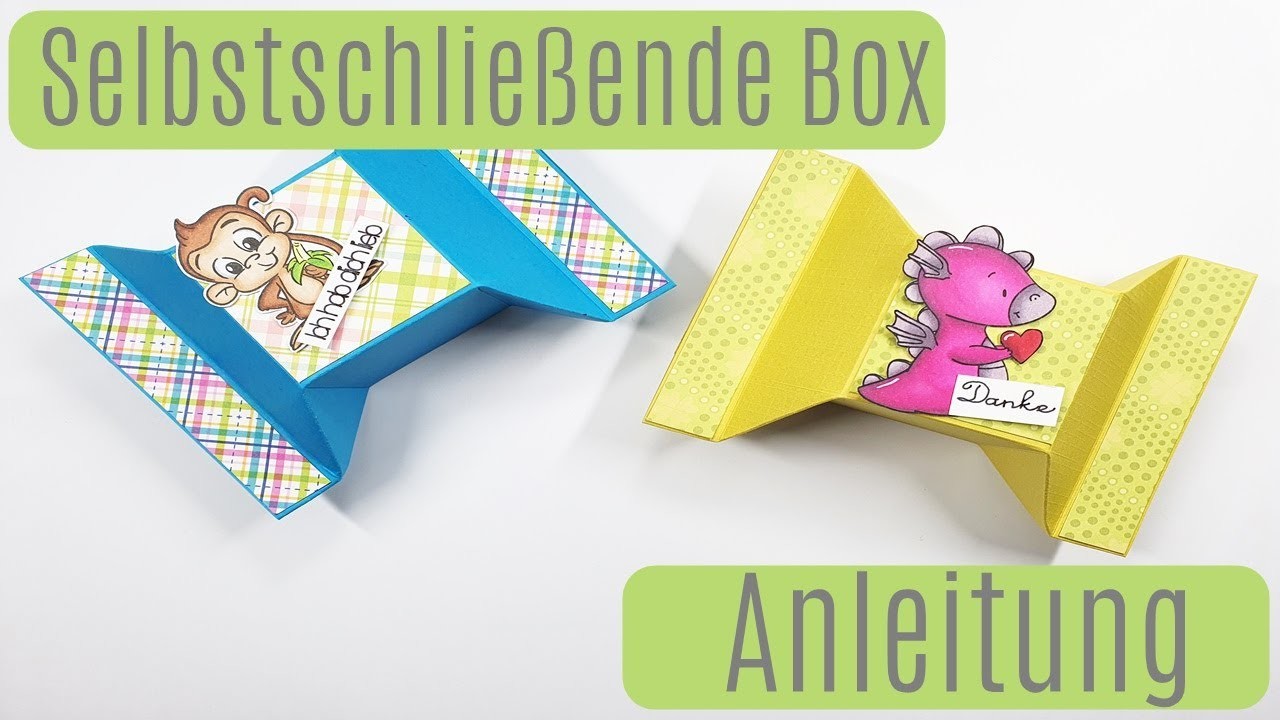 Selbstschließende Box ✿ Goodiebox ✿ Geschenkverpackung ✿ Deutsch ✿ Anleitung