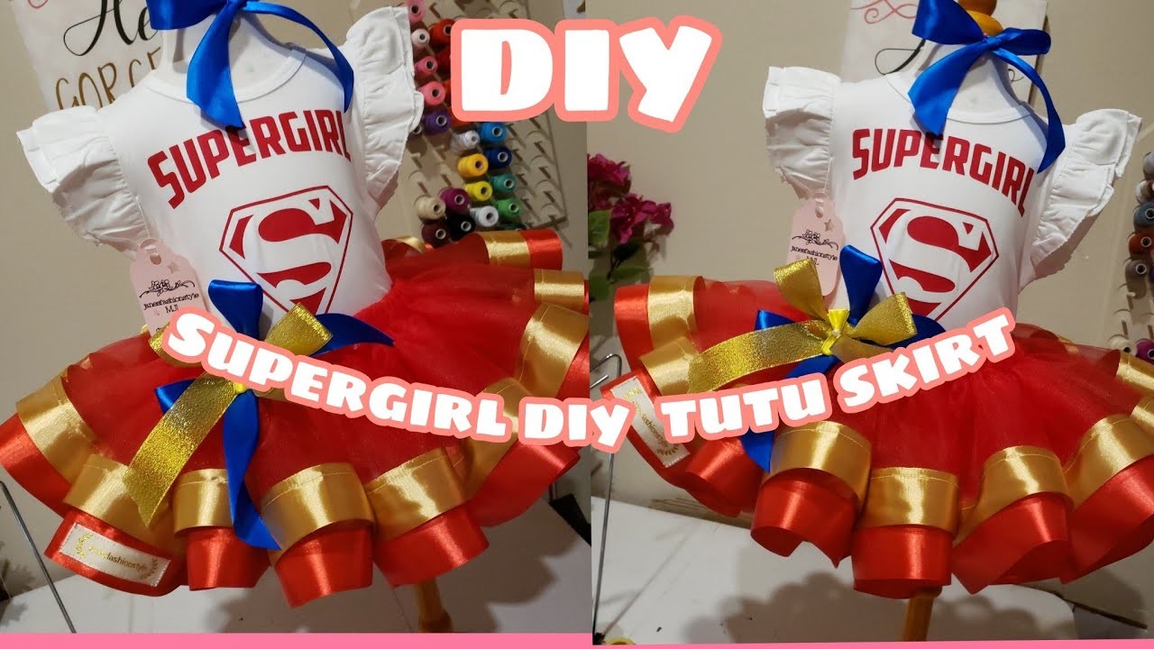 Supergirl tutu outfit #diytutorial #sewingtutorial #janesfashionstyle