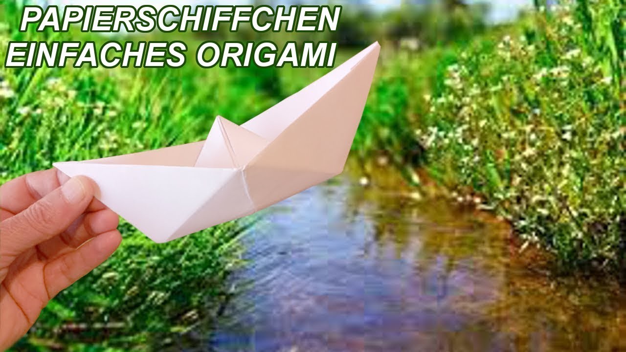 ⛵ Wie erstelle ich ein Papierboot ⛵Schau es dir an, wie es in einem Strom segelt ⛵ Einfaches Origami