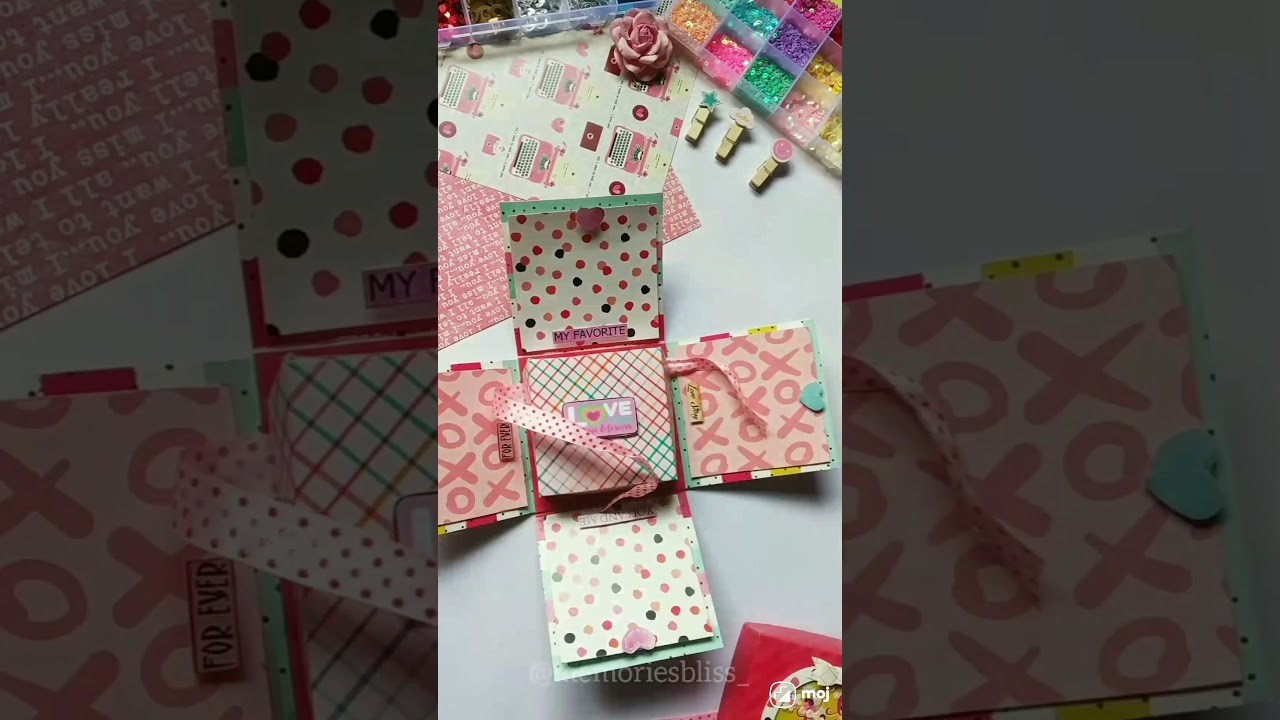 DIY Explosion box | Handmade Explosion box | DIY Handmade Gift | Explosion Box