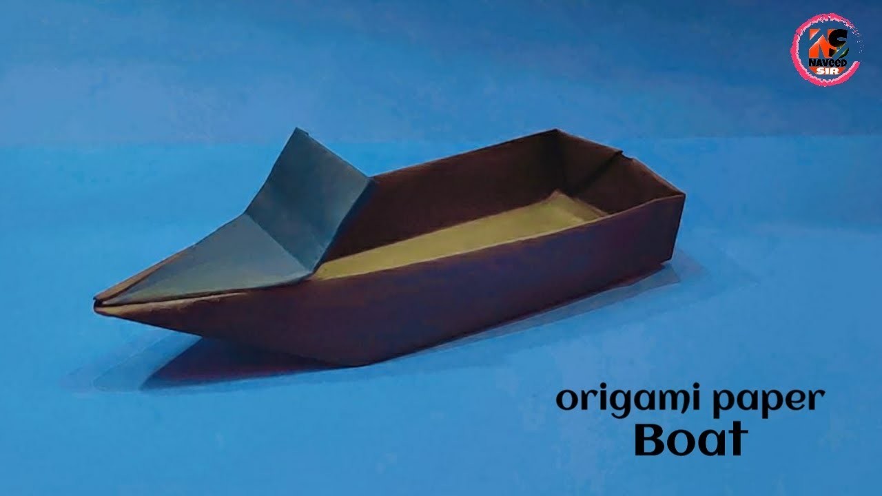 Origami paper Boat