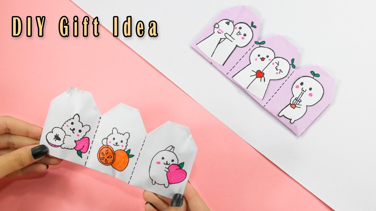 Cute gift idea.Origami Paper gift idea | Origami mini gift |Origami craft with paper