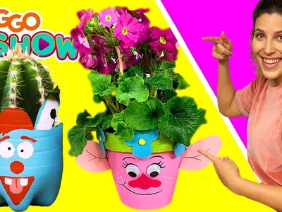 Frühlings-MAKEOVER | Upcycling DIY Woozle und Trolls Blumentopf | Selbstgemacht | TOGGO Show