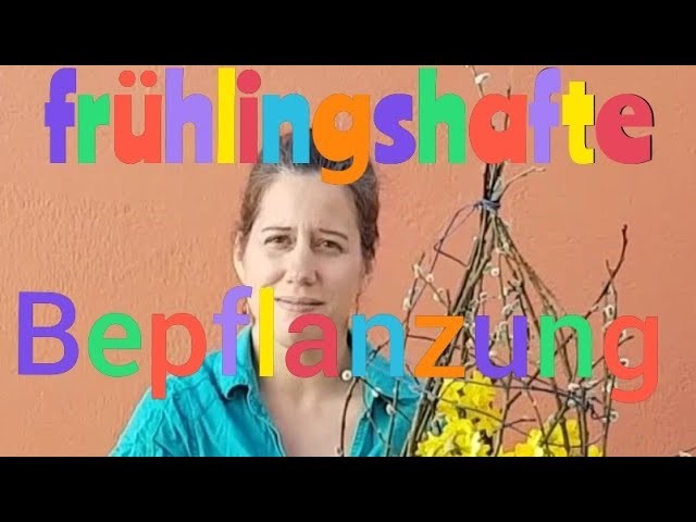 Frühlingshafte Bepflanzung- DIY