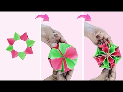 Paper toy antistress Transformer | How to create Anti stress Transformer | DIY Easy Paper Flower