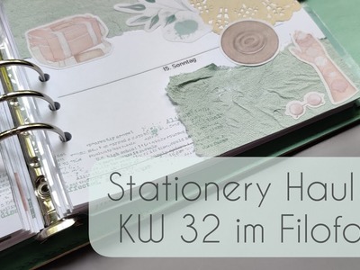 ACTION & ALIEXPRESS HAUL und die KW 32 WOCHENDEKO im FILOFAX DOMINO SOFT A5