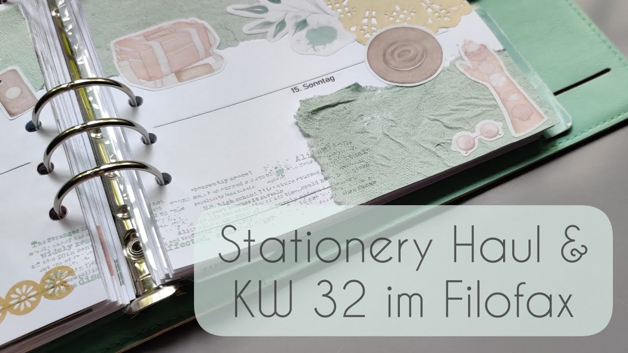 ACTION & ALIEXPRESS HAUL und die KW 32 WOCHENDEKO im FILOFAX DOMINO SOFT A5