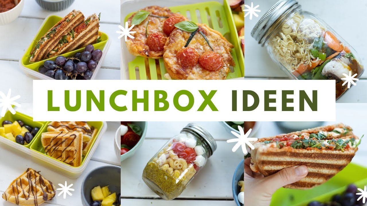 Back to School. Uni: 5 mega leckere Rezepte für die Brotdose | Lunchbox -Ideen fürs Frühstück.Snacks