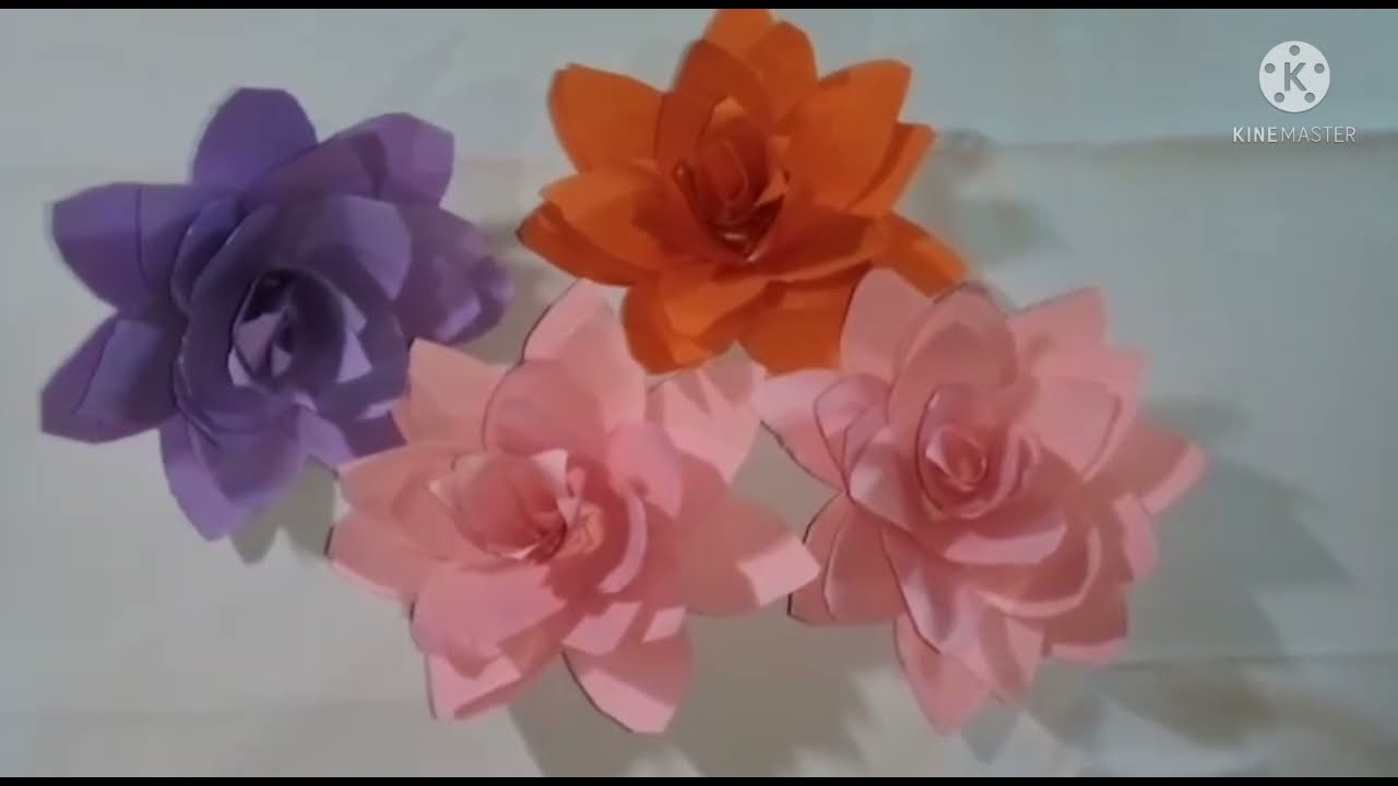 DIY | How to make flowers with paper