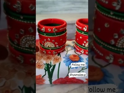 Handmade silkthread bangles #bangles #short #shortsvideo #shortsvideo