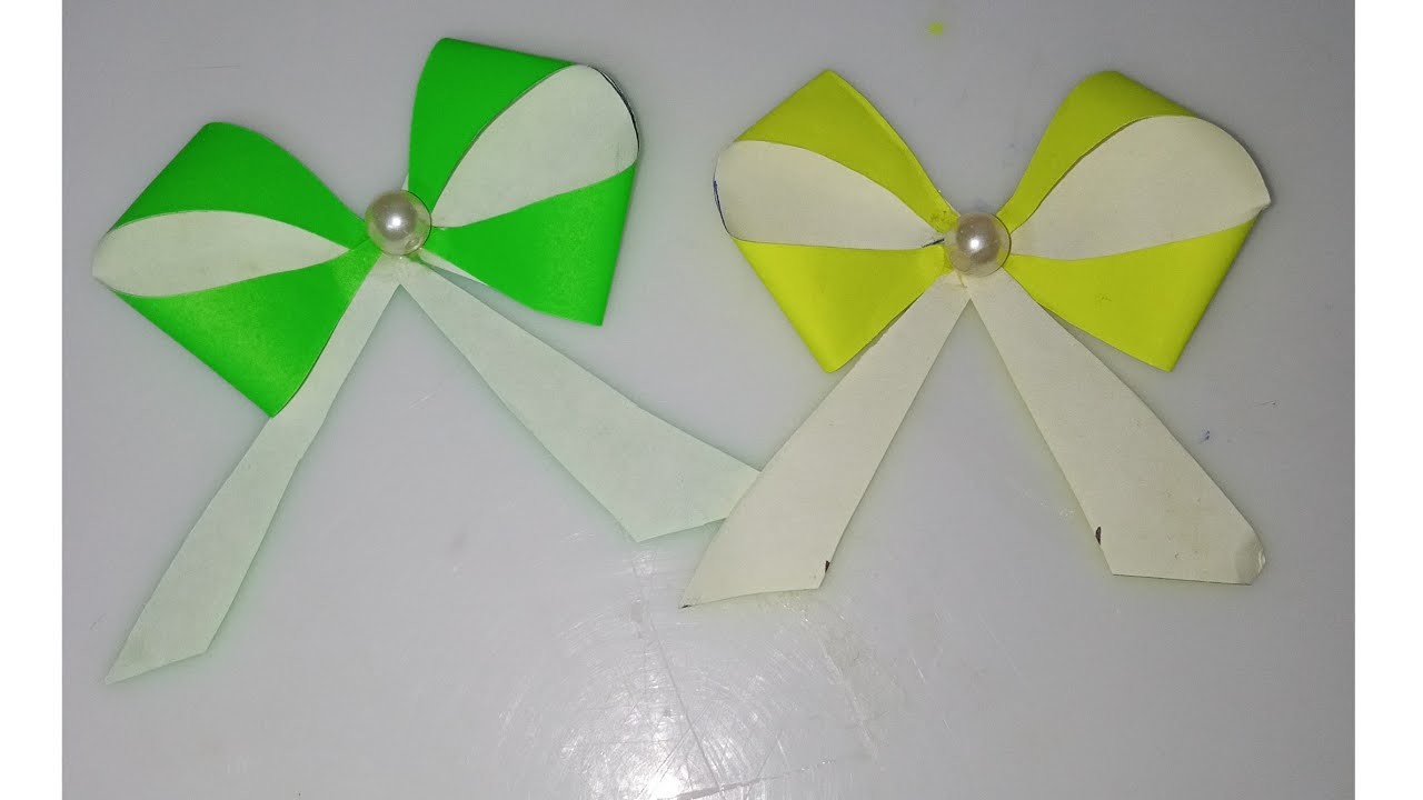 Paper BOW|| origami paper || paper crafts