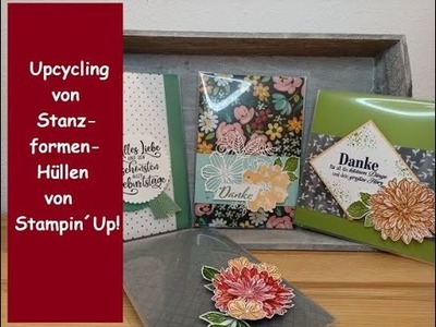 Upcycling - einfache und schnelle Verpackung aus Stanzformen-Hüllen für Karten & Co. - Stampin'Up!