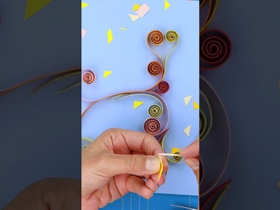 Alphabet with Paper Quilling H