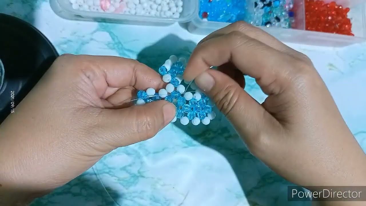 BEADED LETTER B