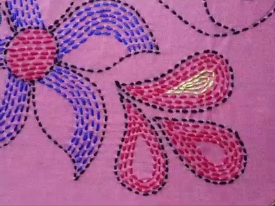 Nakshi Kantha Design Hand Embroidery,নকশীকাঁথা নকশা সেলাই