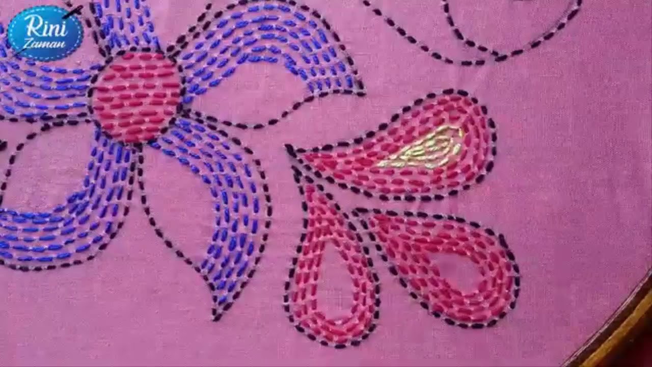Nakshi Kantha Design Hand Embroidery,নকশীকাঁথা নকশা সেলাই