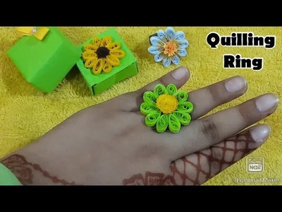 Quilling Ring. Ring.DIY Paper Ring