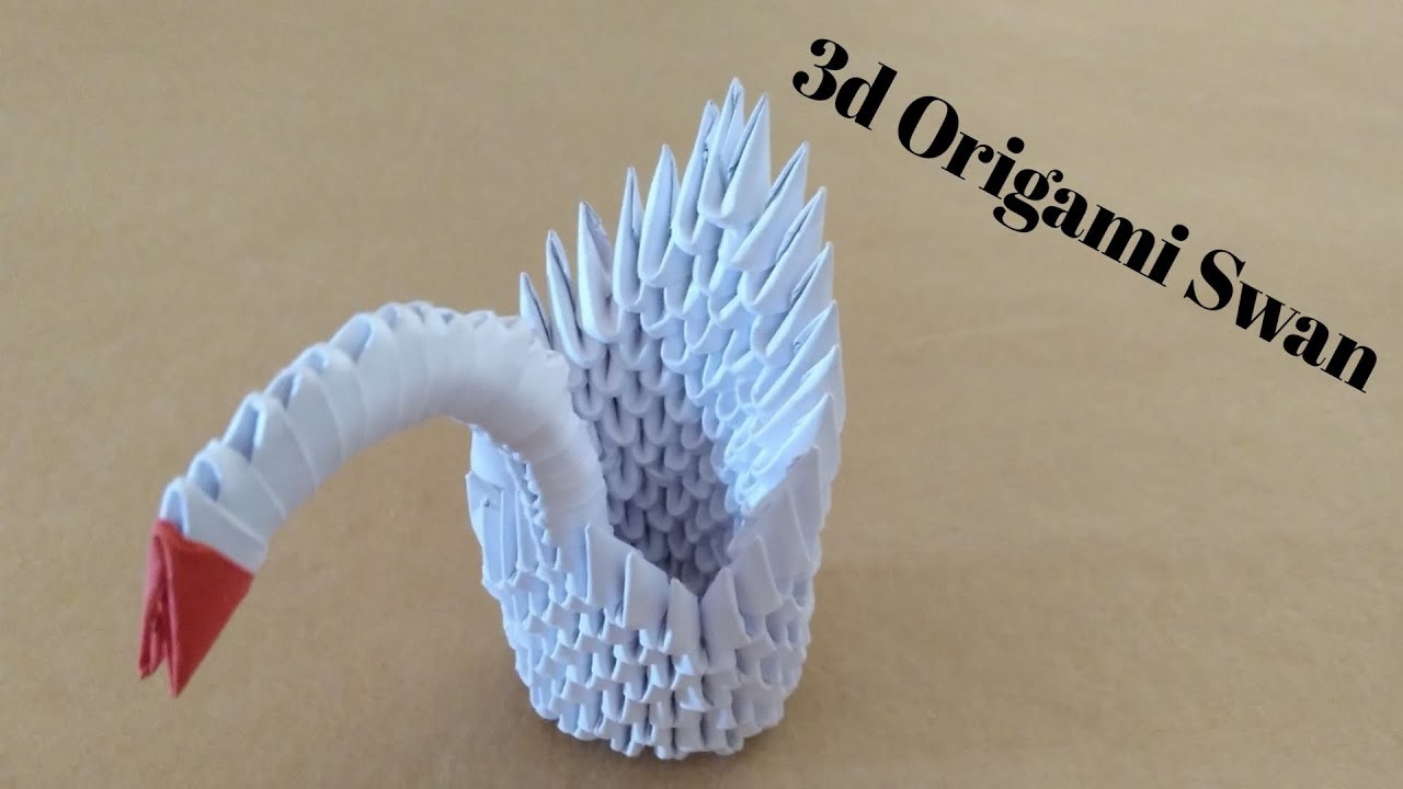 3d Origami Swan