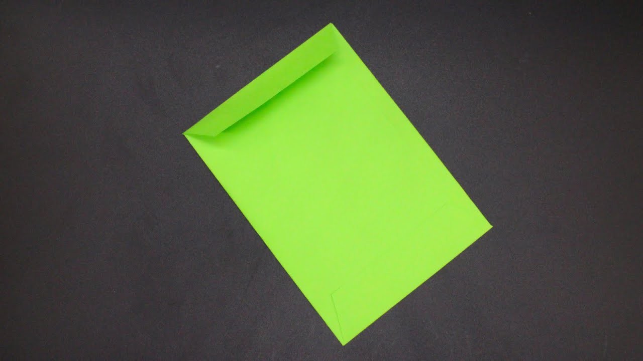 Basteln mit Papier Kuvert Briefumschlag selber falten für Geburtstag & Weihnachten W+