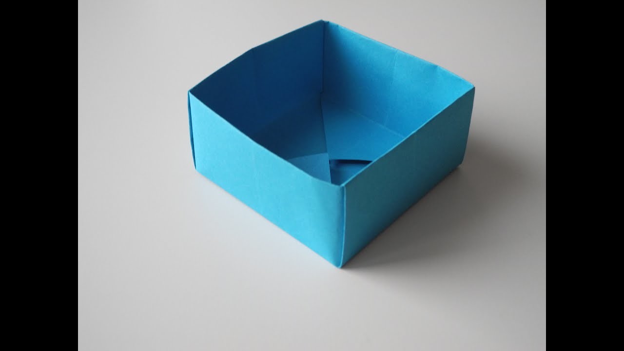 Origami Schachtel basteln