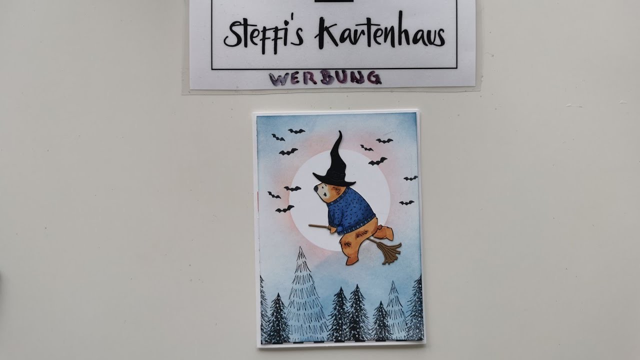 Steffi's Kartenhaus Halloween Tag 3 Stampin up Joyful Life Baumzauber schöner Kranz