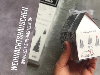 Weihnachtshäuschen mit Stampin Up