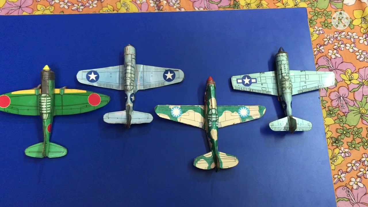 3D paper plane models