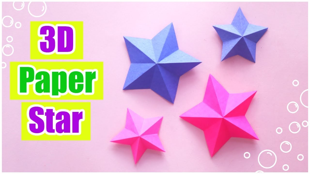 3D Paper Star | Origami Star