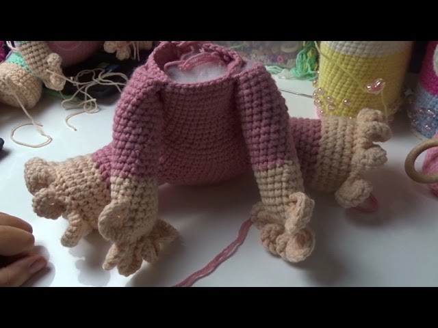 Die MiOchis Monkey - Amigurmi Anleitung Teil 12 Arme und Körper