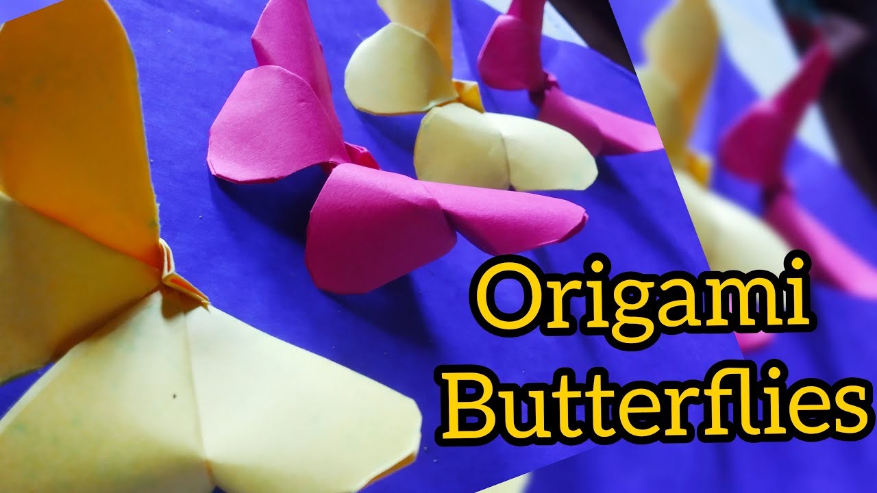 DIY Origami Butterflies????.Paper Butterflies