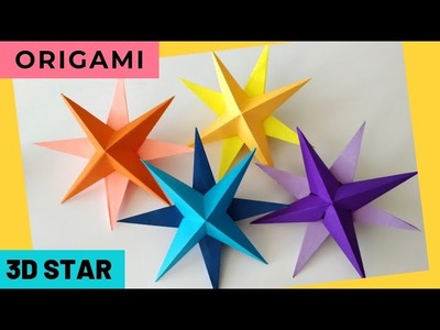 Origami 3D star | Paper Star | Origami Star