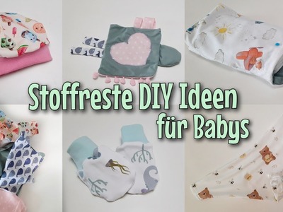 5 DIY Geschenkideen für Babys - mit Stoffreste - Nähen OHNE Schnittmuster - Anfänger - Nähtinchen