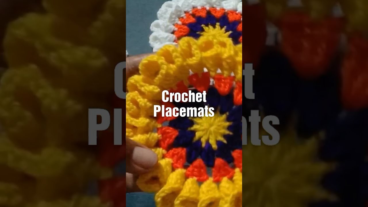 Crochet Placemats #crochetplacemat #crochet