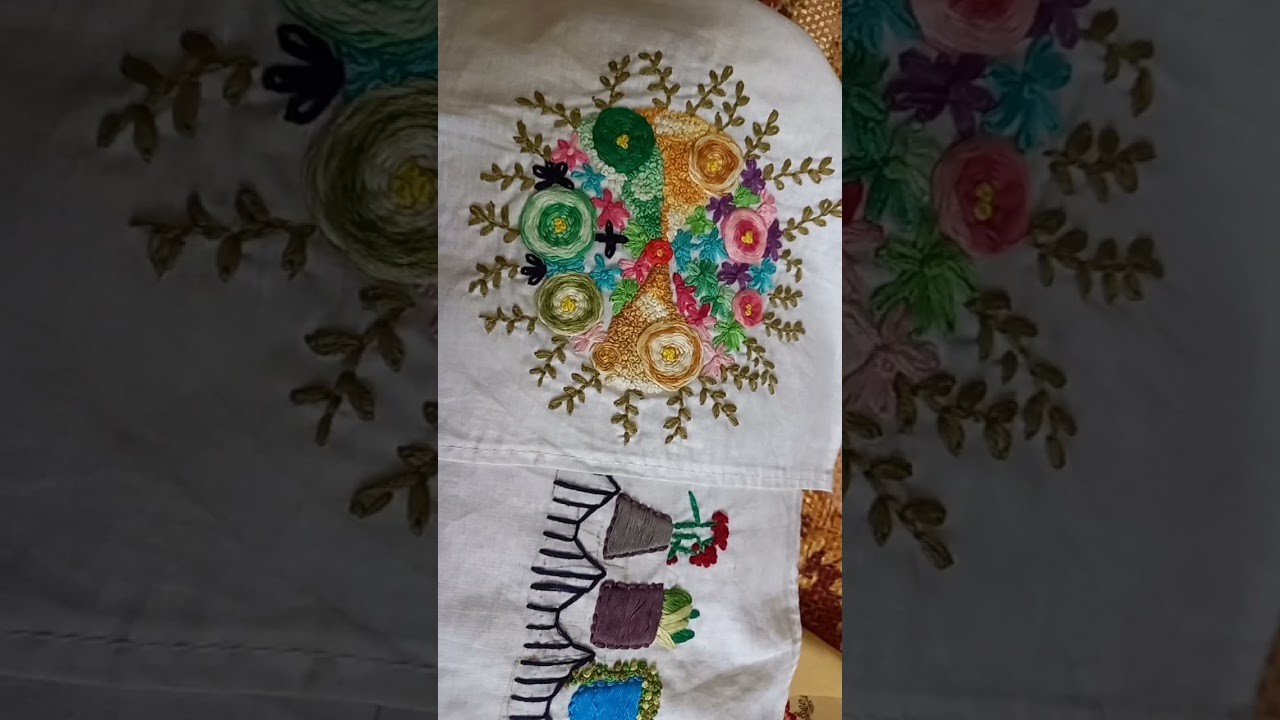 Hand embroider #handembroidery #embroidery #floralembroidery #diyembroidery