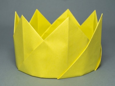 Krone basteln aus Papier | Geburtstagskrone für Kinder | Origami Krone falten | Basteln mit Kindern